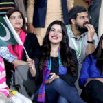 Fans happy as Pakistan Cricket Team wins the ODI match against South Africa and qualifys for final match of Tri-Nation series 2025 at the National Stadium