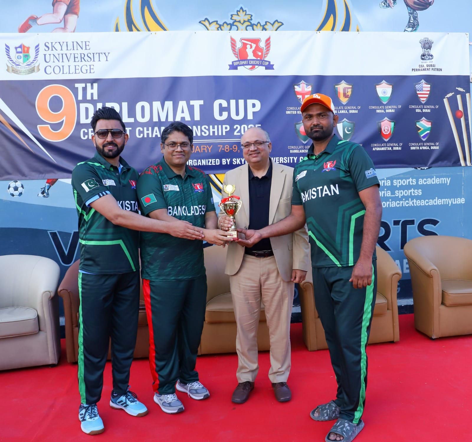 Pakistan's Dubai consulate team wins Diplomatic Cricket Championship