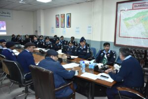 IGP Rizvi chairs meeting on crime control, security measures