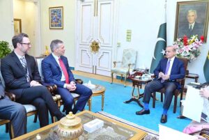 A delegation of Afiniti Information System led by CEO Jerome Kapelus called on Prime Minister Muhammad Shehbaz Sharif.