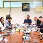 Adviser to the Prime Minister on Privatisation /Chairman Privatisation Commission, Muhammad Ali chairing the meeting of the Privatisation Commission Board