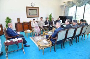 A delegation of Afiniti Information System led by CEO Jerome Kapelus called on Prime Minister Muhammad Shehbaz Sharif.
