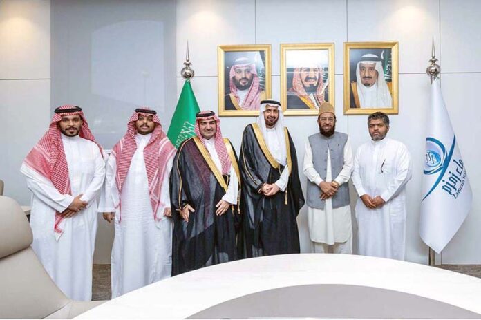 Federal Minister for Religious Affairs and Inter-Faith Harmony Sardar Muhammad Yusuf met with Saudi Minister for Hajj and Umra Dr. Tawfiq bin Fawzan Al-Rabiah