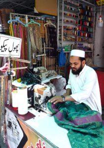 People busy Eid shopping at Abpara in the Federal Capital