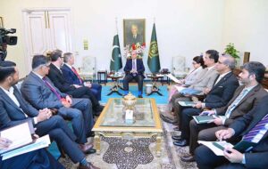 A delegation of Afiniti Information System led by CEO Jerome Kapelus called on Prime Minister Muhammad Shehbaz Sharif.