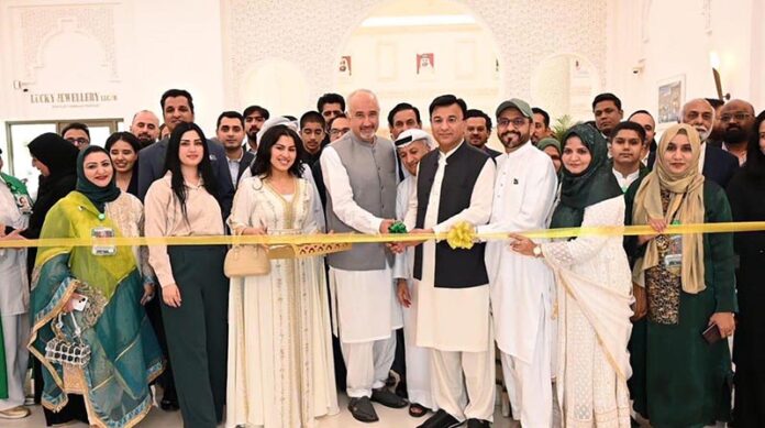 Ambassador Faisal Niaz Tirmizi, Pakistan's Envoy to the UAE inaugurates an art exhibition celebrating Pakistan's rich cultural heritage and artistic diversity hosted by Bahi Ajman Palace Hotel in Ajman