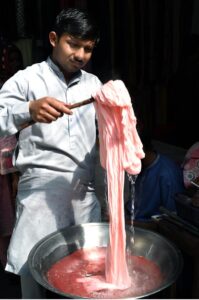 People busy Eid shopping at Abpara in the Federal Capital