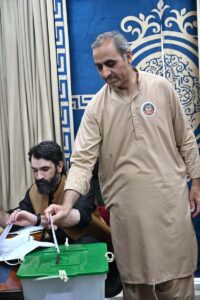 An APP employee exercises his right to vote during the APP Employees Union Election 2025 at APP Headquarters