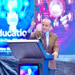 Prime Minister Muhammad Shehbaz Sharif addresses the launching ceremony of Prime Minister's Digital Youth Hub