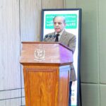 Prime Minister Muhammad Shehbaz Sharif addresses the ceremony organized in connection with Ramzan Package