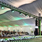 Prime Minister Muhammad Shehbaz Sharif addressing the site-review ceremony of Danish University of Emerging Sciences