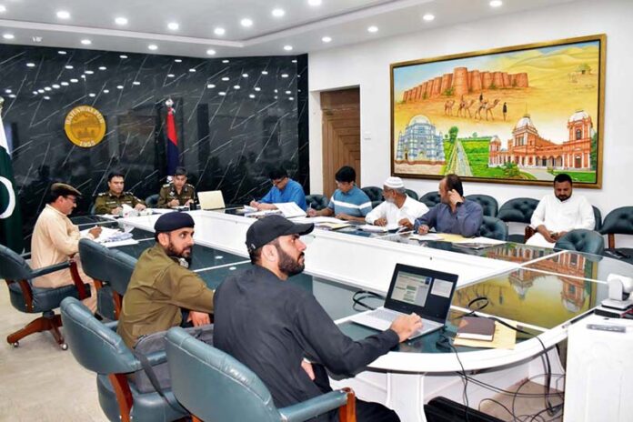 Regional Police Officer (RPO) Rai Babar Saeed presiding over the Promotion Board meeting, where 16 ASIs were promoted to Sub-Inspectors and 20 Head Constables elevated to the post of ASI