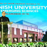 Prime Minister Muhammad Shehbaz Sharif addressing the site-review ceremony of Danish University of Emerging Sciences