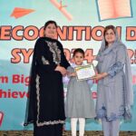 Ms. Farah Naz Akbar, Parliamentary Secretary for the Ministry of Federal Education and Professional Training attended the Recognition Day for the Primary Level at the Islamabad Convent School as the chief guest