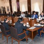 Sindh chief Minister Syed Murad Ali Shah presides over a high level meeting on price control at CM House