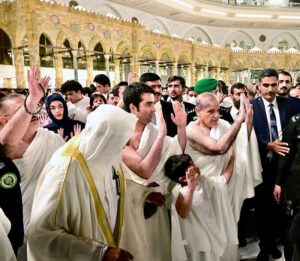 Prime Minister Muhammad Shehbaz Sharif performs Umrah, an Islamic pilgrimage to Khana e Ka’aba.