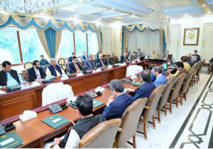 Prime Minister Muhammad Shehbaz Sharif chairs the Federal Cabinet Meeting