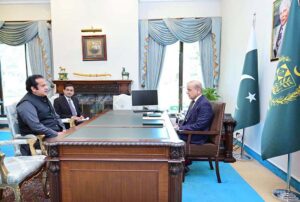 Minister of State Abdul Rehman Kanju called on Prime Minister Muhammad Shehbaz Sharif.
