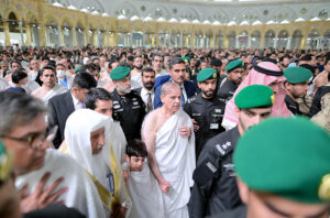Prime Minister Muhammad Shehbaz Sharif performs Umrah, an Islamic pilgrimage to Khana e Ka’aba.
