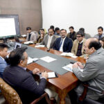 Chairman Prime Minister's Youth Programme, Rana Mashhood Ahmed Khan presiding over a meeting on National Youth Employment Plan