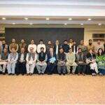 Minister Labour Fazal Shakoor, Chief Field Office UNICEF Radoslaw Rzehak, Child Protection Specialist UNICEF Sohail Ahmad and Director Labour Irfan Ullah Khan in group photo with other officials and participants during Review of KP Child Labour Policy Stakeholders Consultation