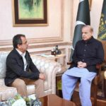 Federal Minister for Power Sardar Awais Ahmed Leghari calls on Prime Minister Muhammad Shehbaz Sharif