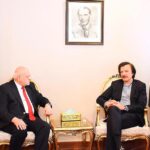 Special Assistant to the Prime Minister on Industries and Production, Haroon Akhtar Khan held a meeting with the Chairman of Engro, Hussain Dawood