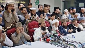 Chairman Central Ruet-e-Hilal Committee Maulana Syed Muhammad Abdul Khabir Azad chairing a Central Ruet-e-Hilal Committee meeting for sighting the moon of Shawwal 1446 AH