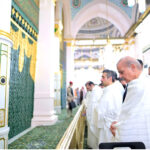 Prime Minister Muhammad Shehbaz Sharif offers Friday Prayer at Masjid e Nabvi