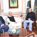 Muhammad Irfan Daha, former Member of the National Assembly along with Muhammad Khan Daha, Member of the National Assembly call on Prime Minister Muhammad Shehbaz Sharif
