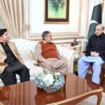 Sheikh Waseem, former Member of the National Assembly along with Saad Waseem, Member of the National Assembly call on Prime Minister Muhammad Shehbaz Sharif