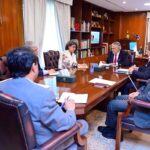 Deputy Prime Minister and Foreign Minister Senator Muhammad Ishaq Dar chaired a meeting on relations with Afghanistan, at Ministry of Foreign Affairs