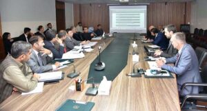 A delegation of the World Bank held meetings with Federal Secretary, Ministry of Science and Technology, Engr. Sajid Baloch. The Secretary gave a detailed presentation on the National Quality Infrastructure (NQI), including work being done by Organizations of Ministry like PSQCA, PNAC, PCSIR, NMIP, PHA, for Quality Standards and Conformity Assessment, ensuring ease of doing business for the exporters