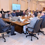 President Asif Ali Zardari in a meeting with members of the parliamentary parties of Balochistan