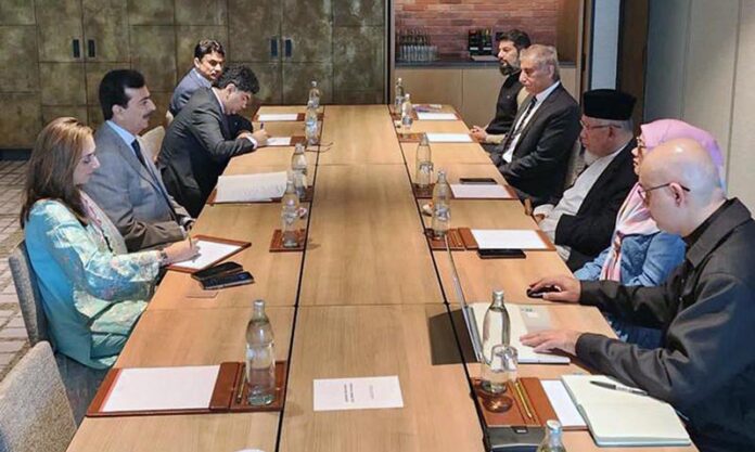 Cikgu Azmi Abdul Hamid (Sitara-i-Pakistan), President Malaysian Consultative Council of Islamic Organization (MAPIM) called on His Excellency Syed Yousaf Raza Gilani, Chairman Senate of Pakistan