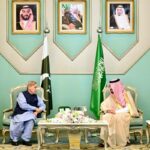 Prime Minister Muhammad Shehbaz Sharif meets the Governor of Makkah H.R.H. Prince Salman bin Sultan al-Saud