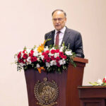 Federal Minister for Planning & Development, Ahsan Iqbal addressing the Provincial Consultative Workshop on URAAN Pakistan at the Chief Minister's House, Peshawar, emphasizing collaborative efforts for sustainable development