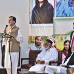 Chairman Senate Syed Yusuf Raza Gilani addressing to the orphan children during his visit to SOS Village