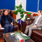 Federal Minister for Maritime Affairs, Muhammad Junaid Anwar Chaudhry meets Hutchison Ports MD Andy Tsoi to discuss fast-tracking port investment