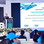 Prime Minister Muhammad Shehbaz Sharif addresses the inaugural ceremony for the Aeroponics Technology Complex for Potato Seed Production at National Agricultural Research Center