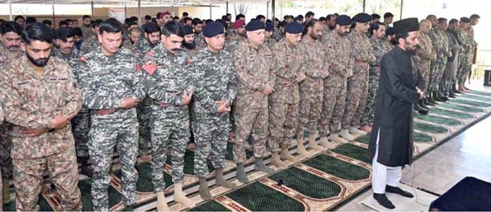 General Syed Asim Munir, NI (M), Chief of Army Staff, visited Wana in South Waziristan and Chehkan in Dera Ismail Khan to spend Eid-ul-Fitr with the officers and troops employed on the Western Border. COAS offered Eid prayers, and prayed for the enduring stability and prosperity of Pakistan