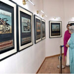 Visitor audience at the launch of Sadequain Gallery and a book showcasing the artist's restored masterpieces at NSPP