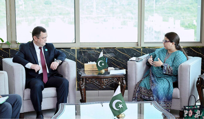 Ambassador of Uzbekistan to Pakistan, Alisher Tukhtaev , meets with Federal Minister for Information Technology & Telecommunication, Shaza Fatima Khawaja