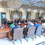 Prime Minister Muhammad Shehbaz Sharif meets with a delegation of renowned businessmen