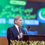 Prime Minister Muhammad Shehbaz Sharif addresses a Conference on "Rabb-e-Zul Jalal Ka Ehsaan-Pakistan