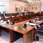 Deputy Prime Minister and Foreign Minister Senator Mohammad Ishaq Dar chairs a meeting to review sugar prices