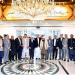 Prime Minister Muhammad Shehbaz Sharif in a group photo with Presidents of Chambers of Commerce across Pakistan