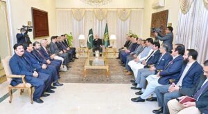 A delegation of the Pakistan People's Party led by Chairman Bilawal Bhutto Zardari called on Prime Minister Muhammad Shehbaz Sharif.