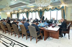 Prime Minister Muhammad Shehbaz Sharif chairs a meeting with experts of the Agricultural sector.