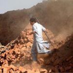 Laborer busy his routine work as the world marks 1st May as International Workers’ Day also known as Labour Day